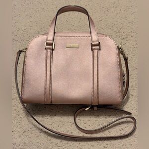 Kate Spade Rose Gold Metallic Satchel